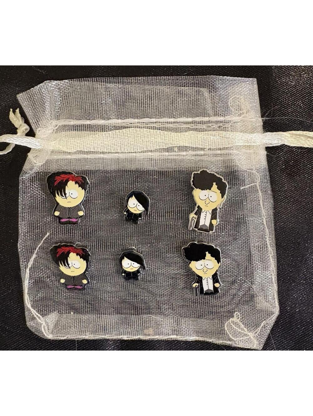 SOUTH PARK Goth Kids Set Of 3 EARRINGS